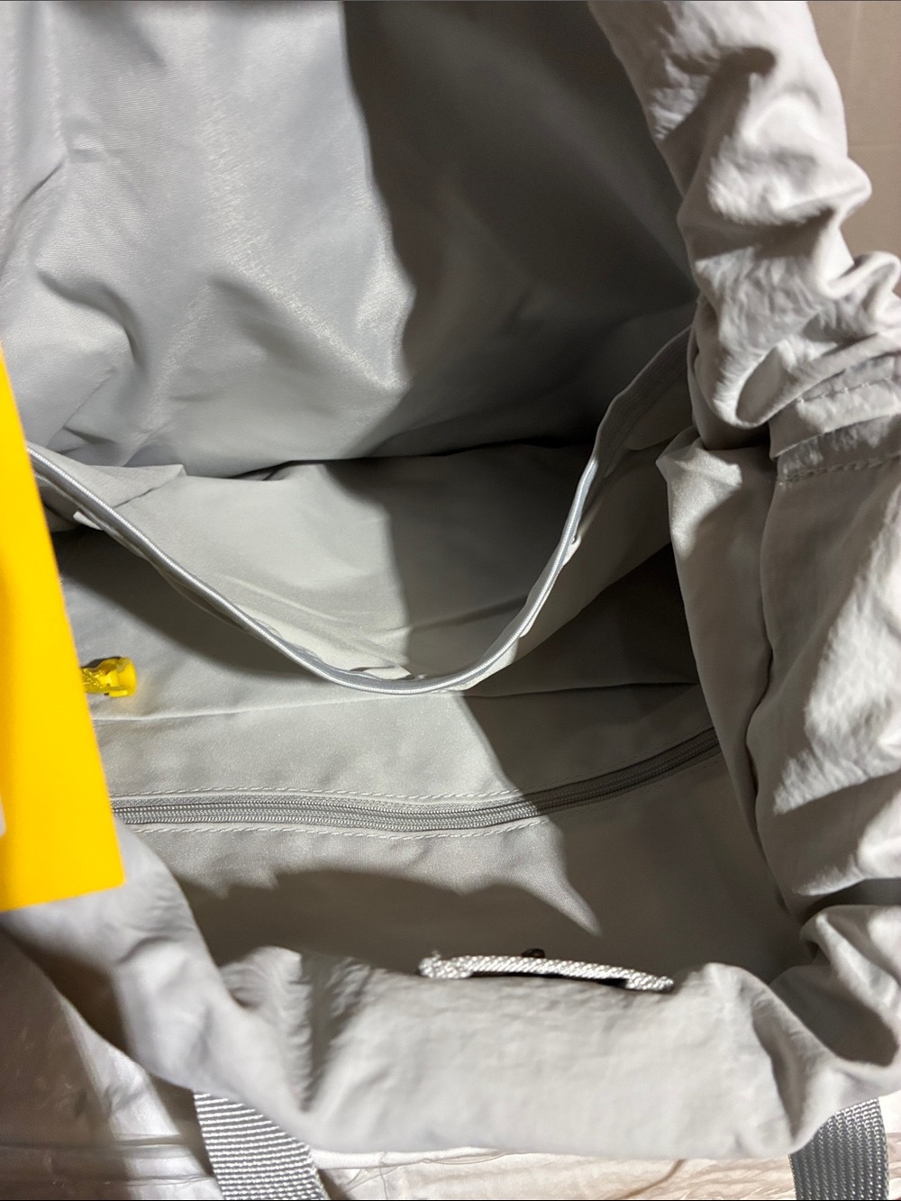 Mah Light Gray Drawstring Backpack - Picture 2 of 5